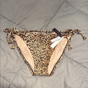 Victoria’s Secret leopard 🐆 Print Bikini Bottom xl NWT